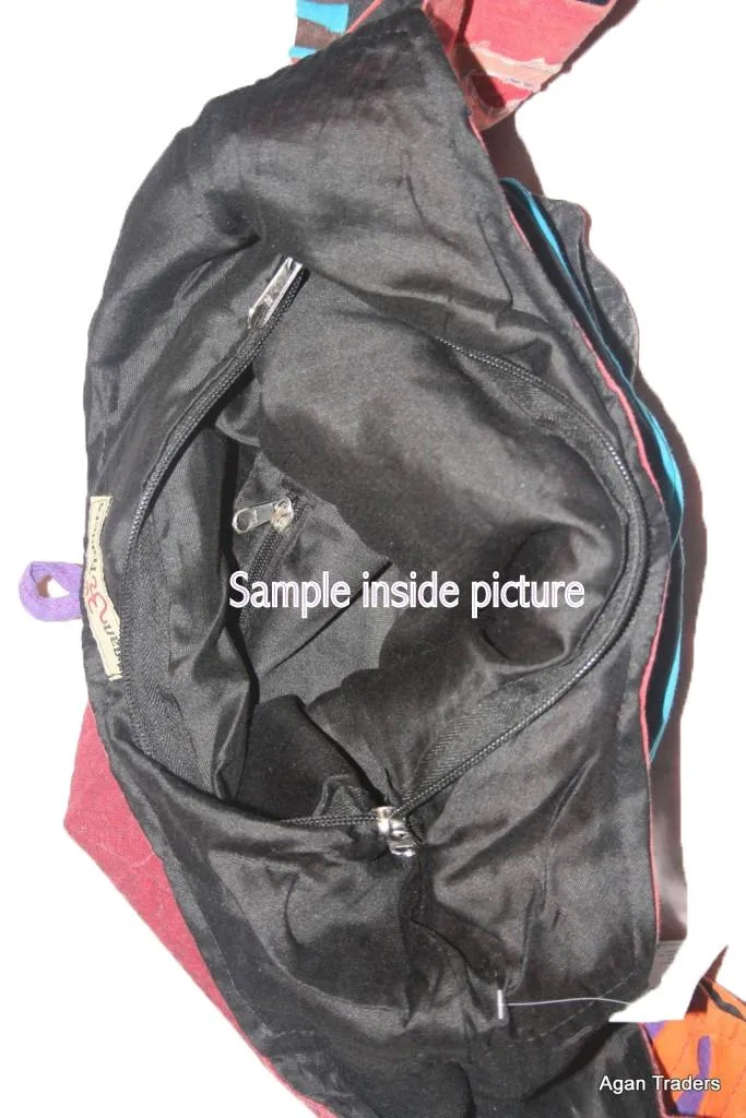 21 Patchwork Cotton Knitted Tie Dye Shoulder Bohemian Messenger Bag Purse