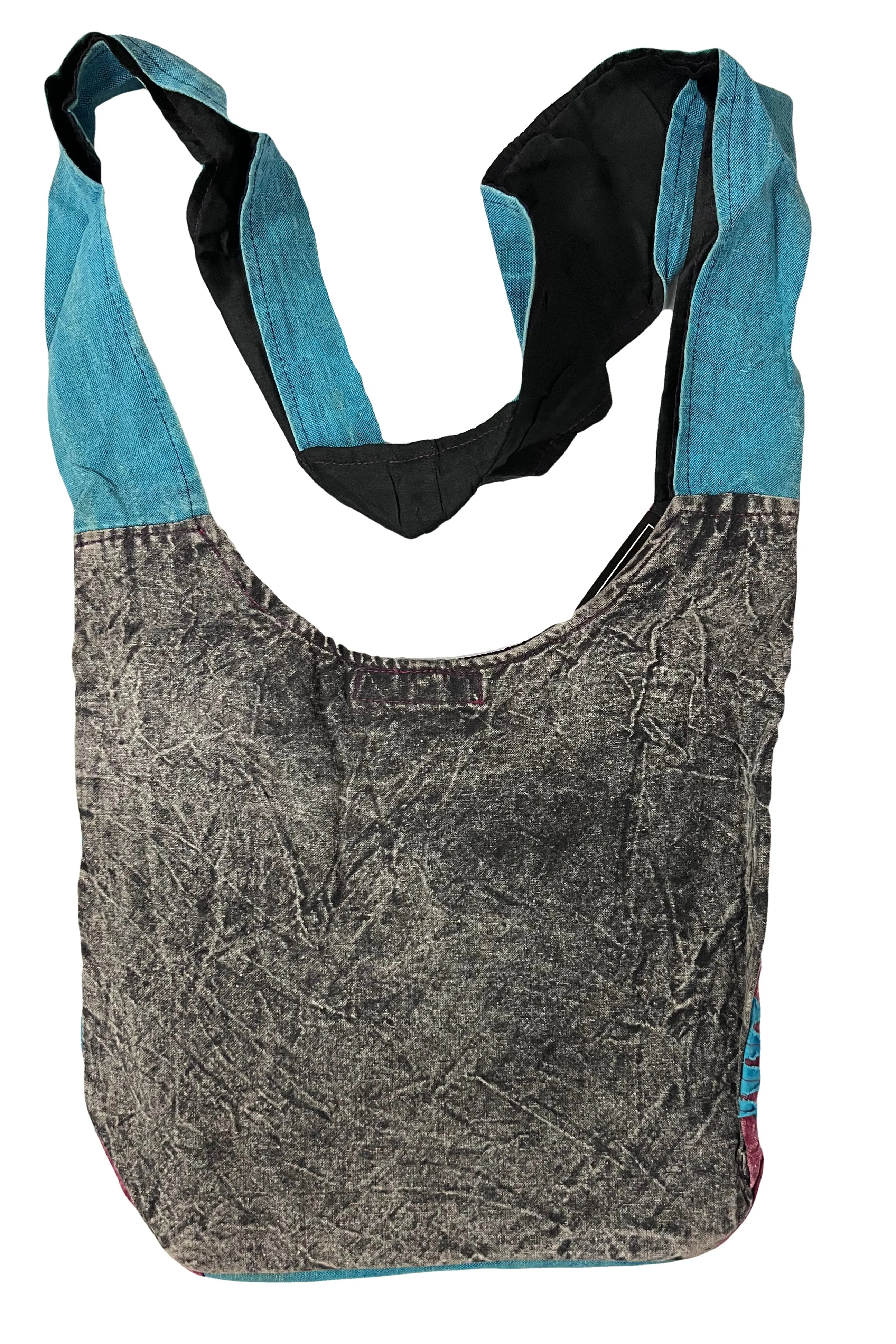 21 Patchwork Cotton Knitted Tie Dye Shoulder Bohemian Messenger Bag Purse
