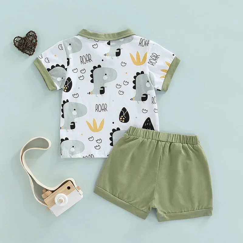 6M-4T Toddler Kids Boys Summer Casual Suit