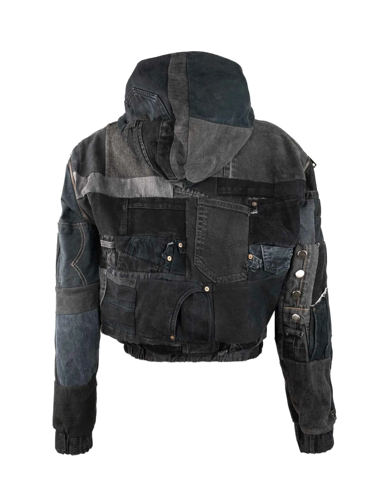 Bomber Denim Patchwork