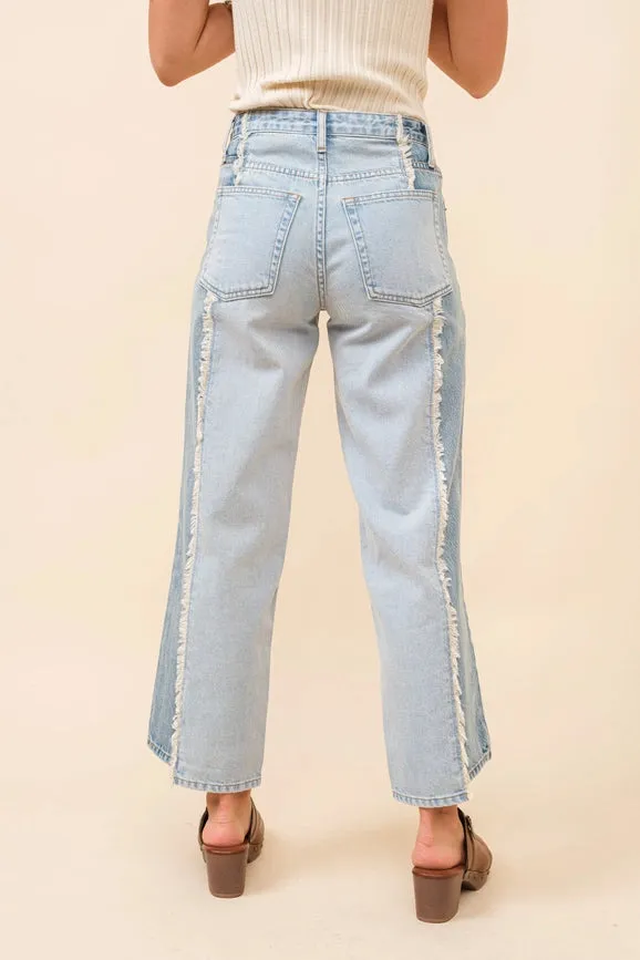 Crop Baggy Wide Leg Dad Jeans