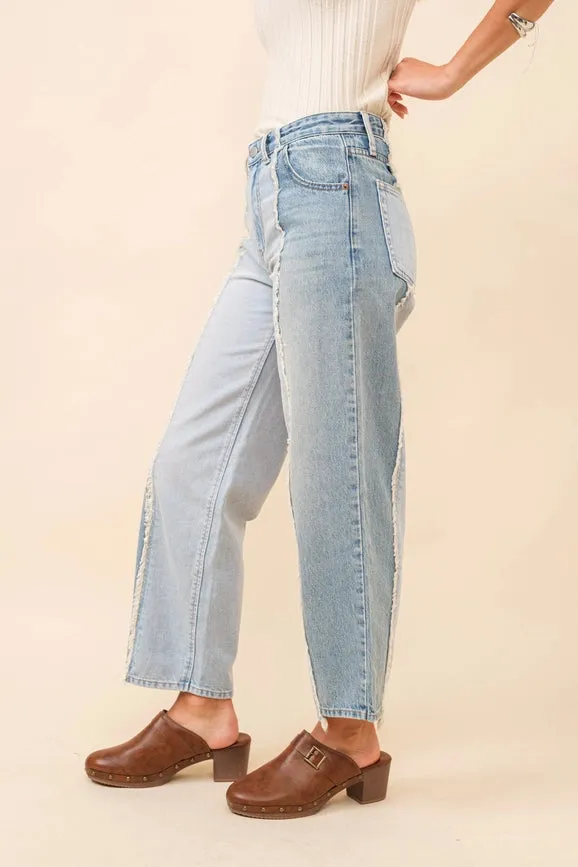 Crop Baggy Wide Leg Dad Jeans