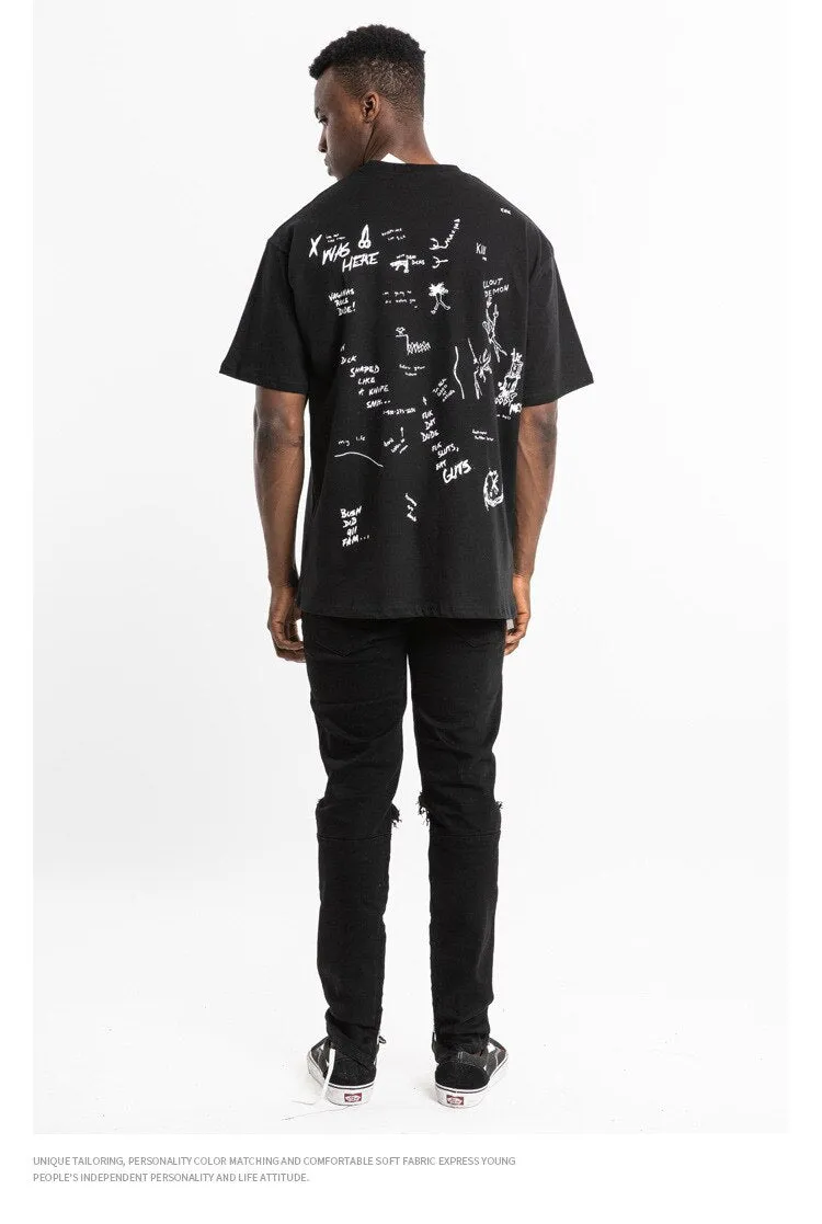 Don't Kill Ur Friends Kids Short Sleeve Oversized T-Shirt