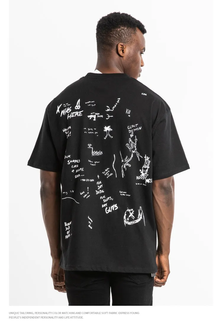 Don't Kill Ur Friends Kids Short Sleeve Oversized T-Shirt