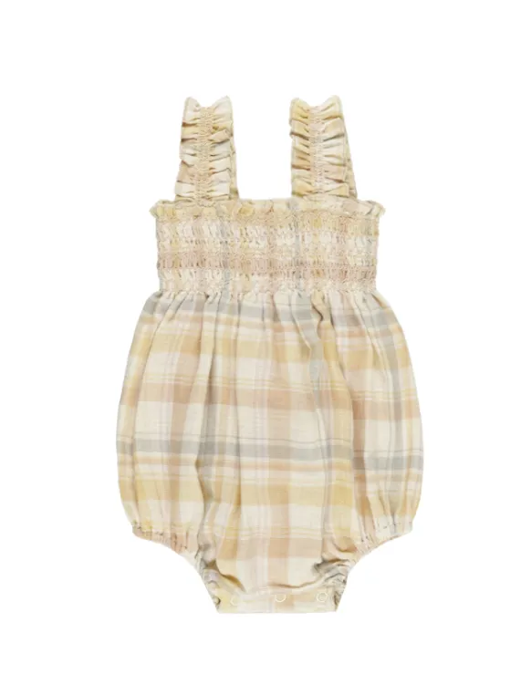 Julia Romper - Pastel Plaid