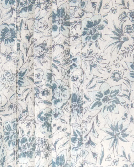 Lindsay Dress in Floral Blues