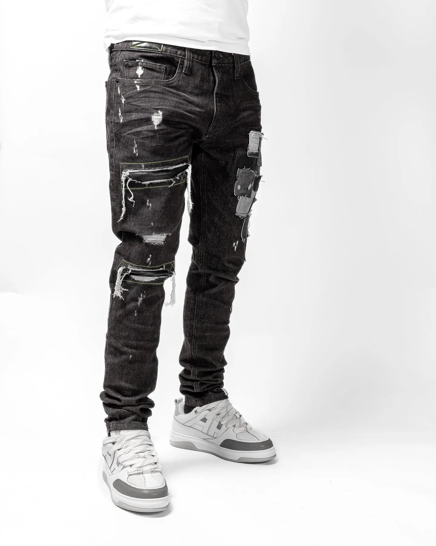 Mursaki Denim Doc Jean 34N-113BL(Bane/Nappa Leather)