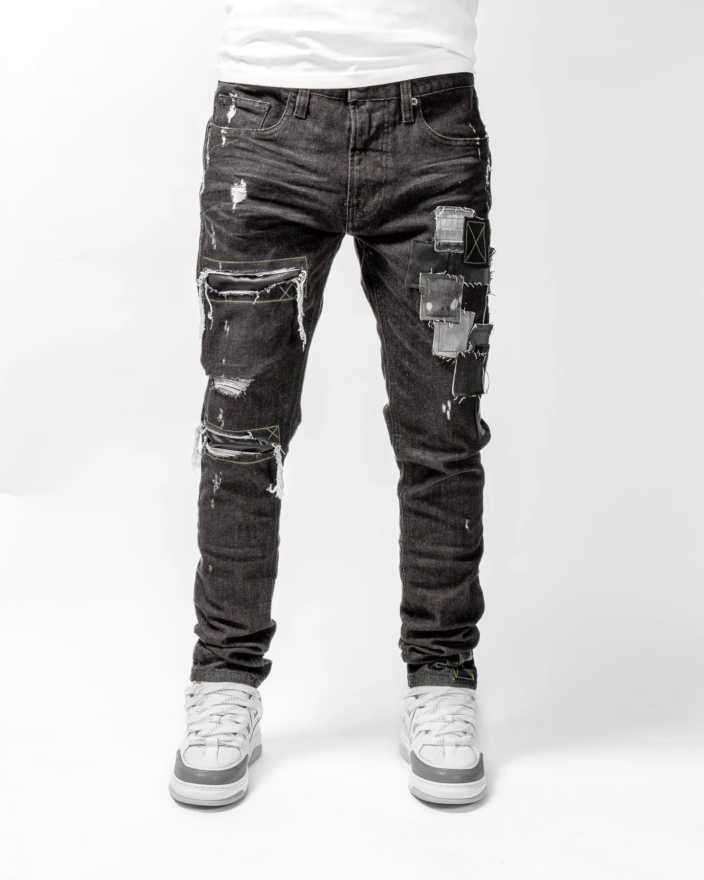 Mursaki Denim Doc Jean 34N-113BL(Bane/Nappa Leather)