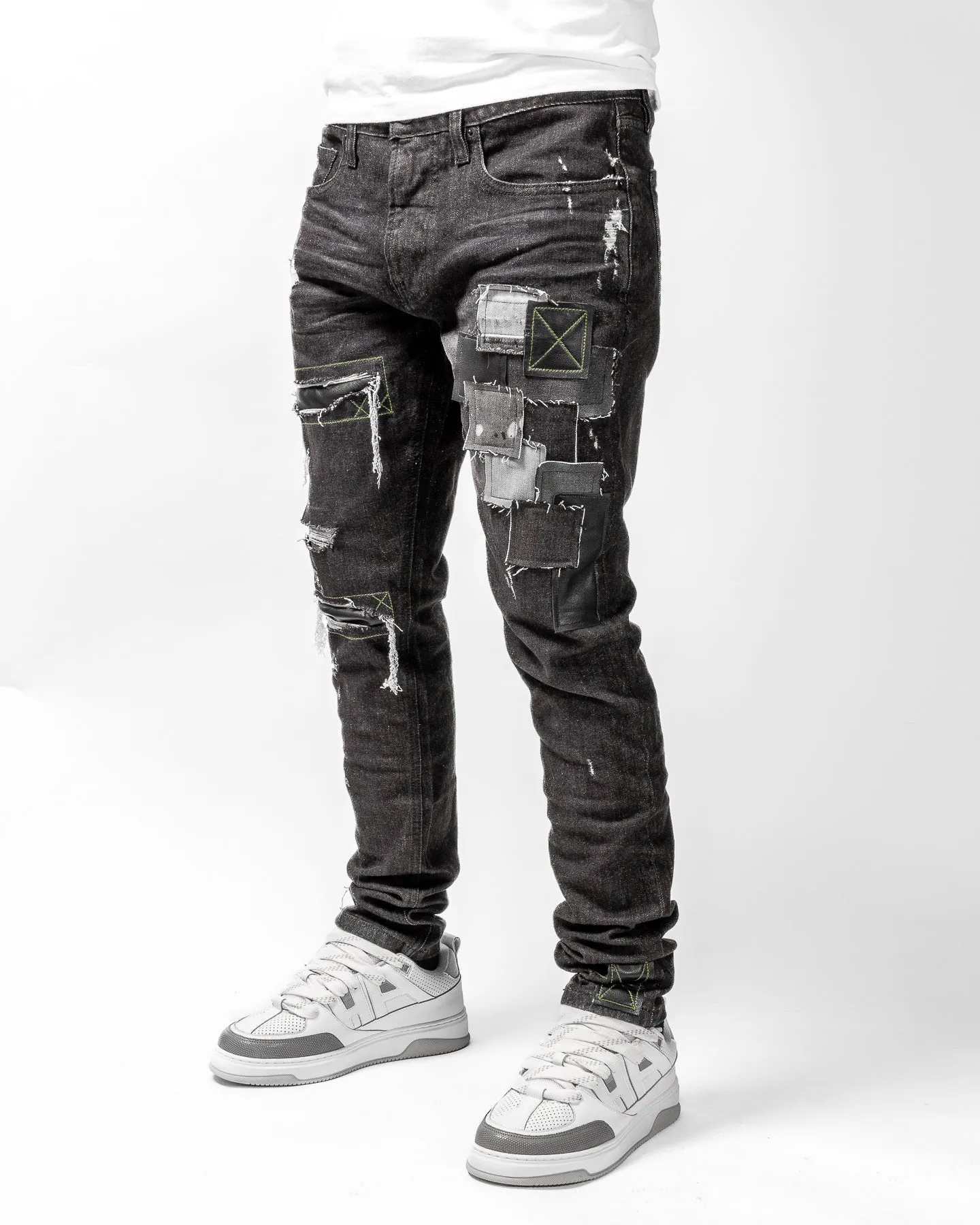 Mursaki Denim Doc Jean 34N-113BL(Bane/Nappa Leather)
