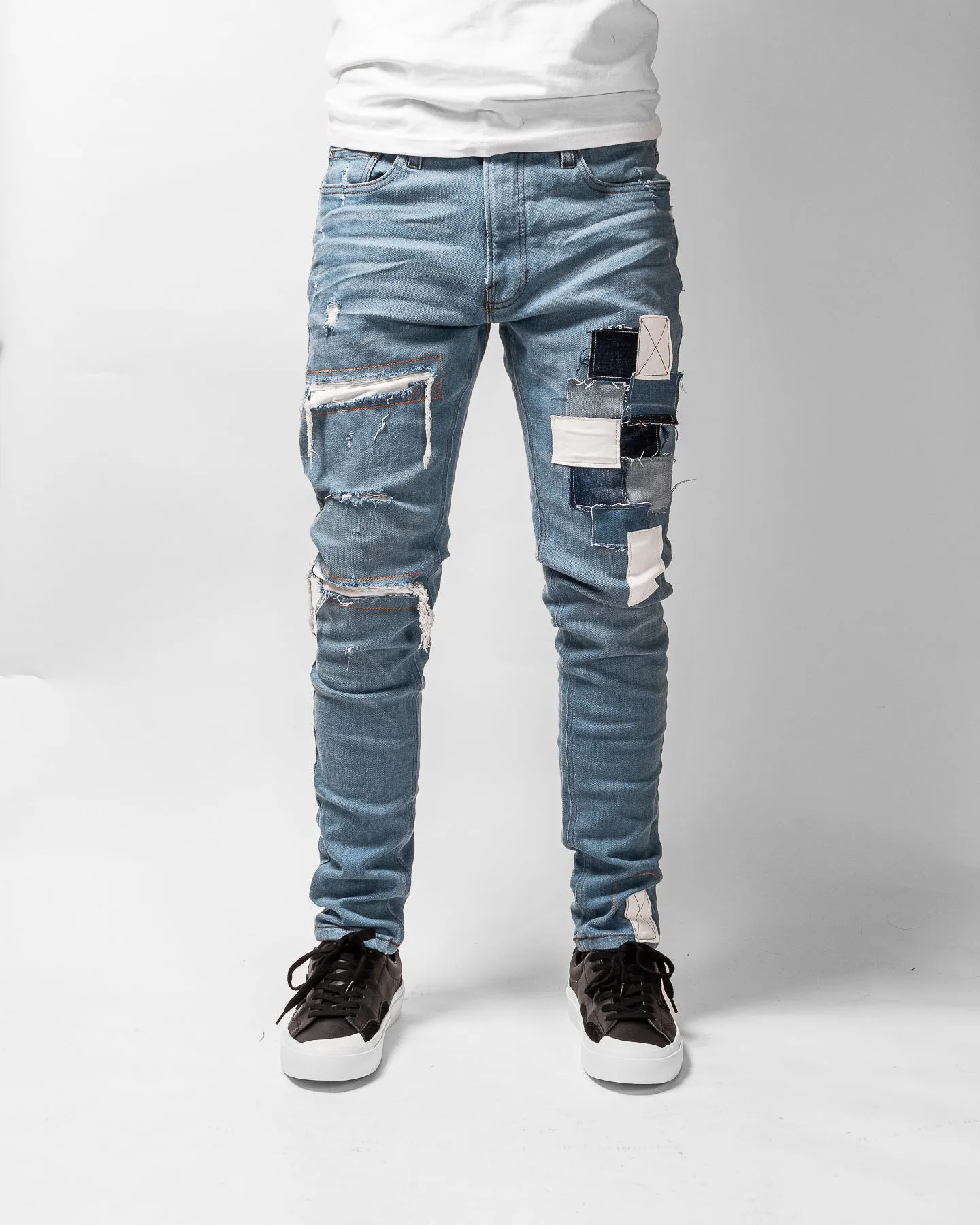 Mursaki Denim Doc Jean 34N-113OL(Ozzy/Nappa Leather)