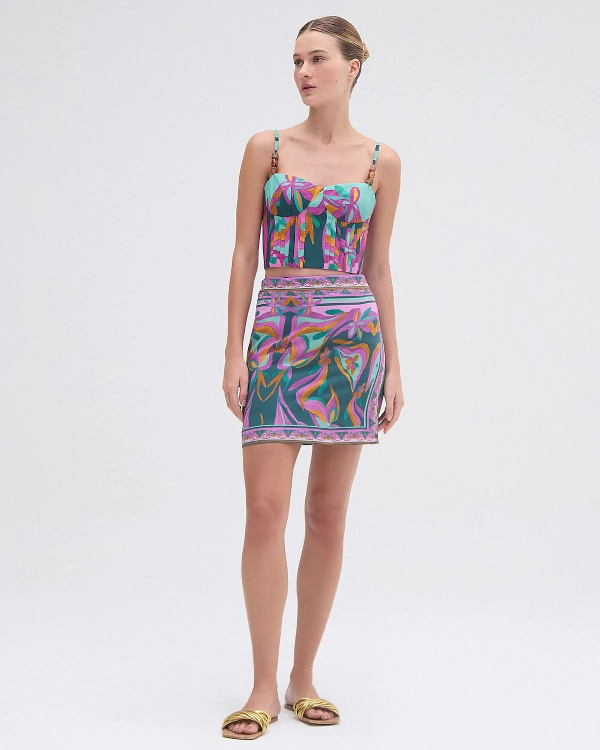 PatBo Aljezur Mini Wrap Skirt