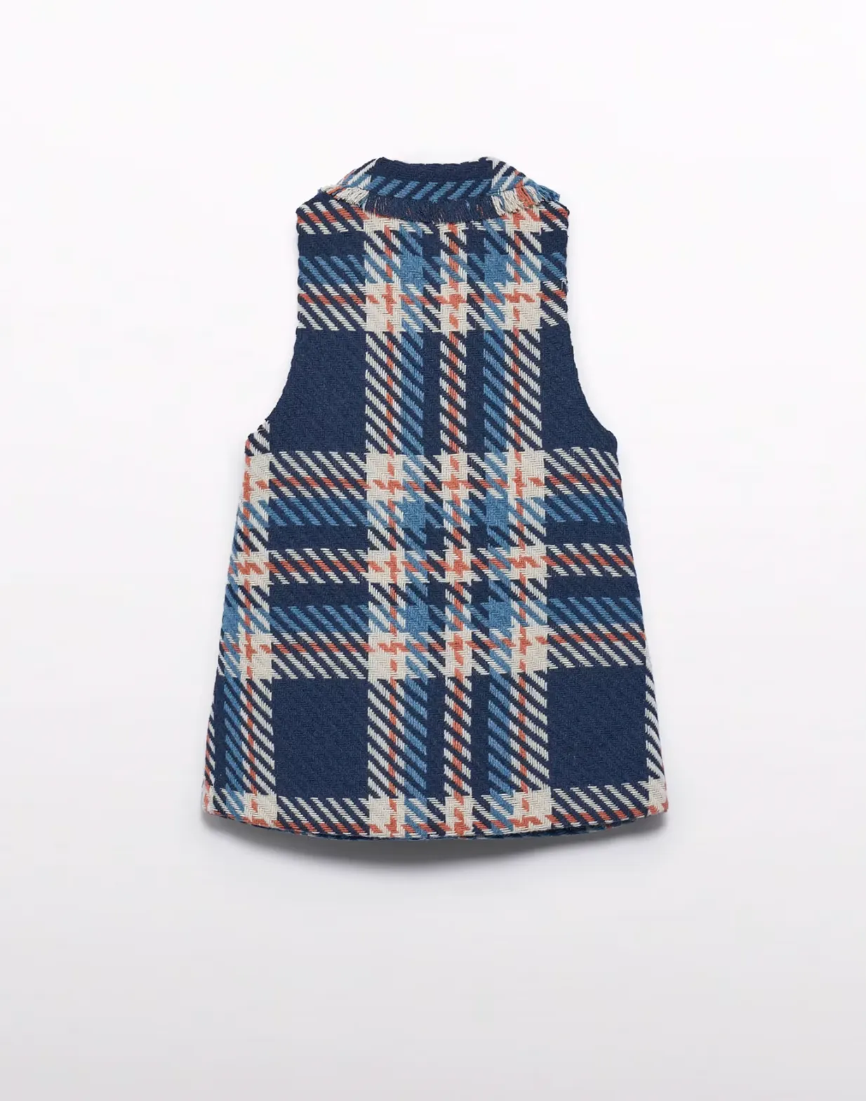 Plaid Pinafore Dress