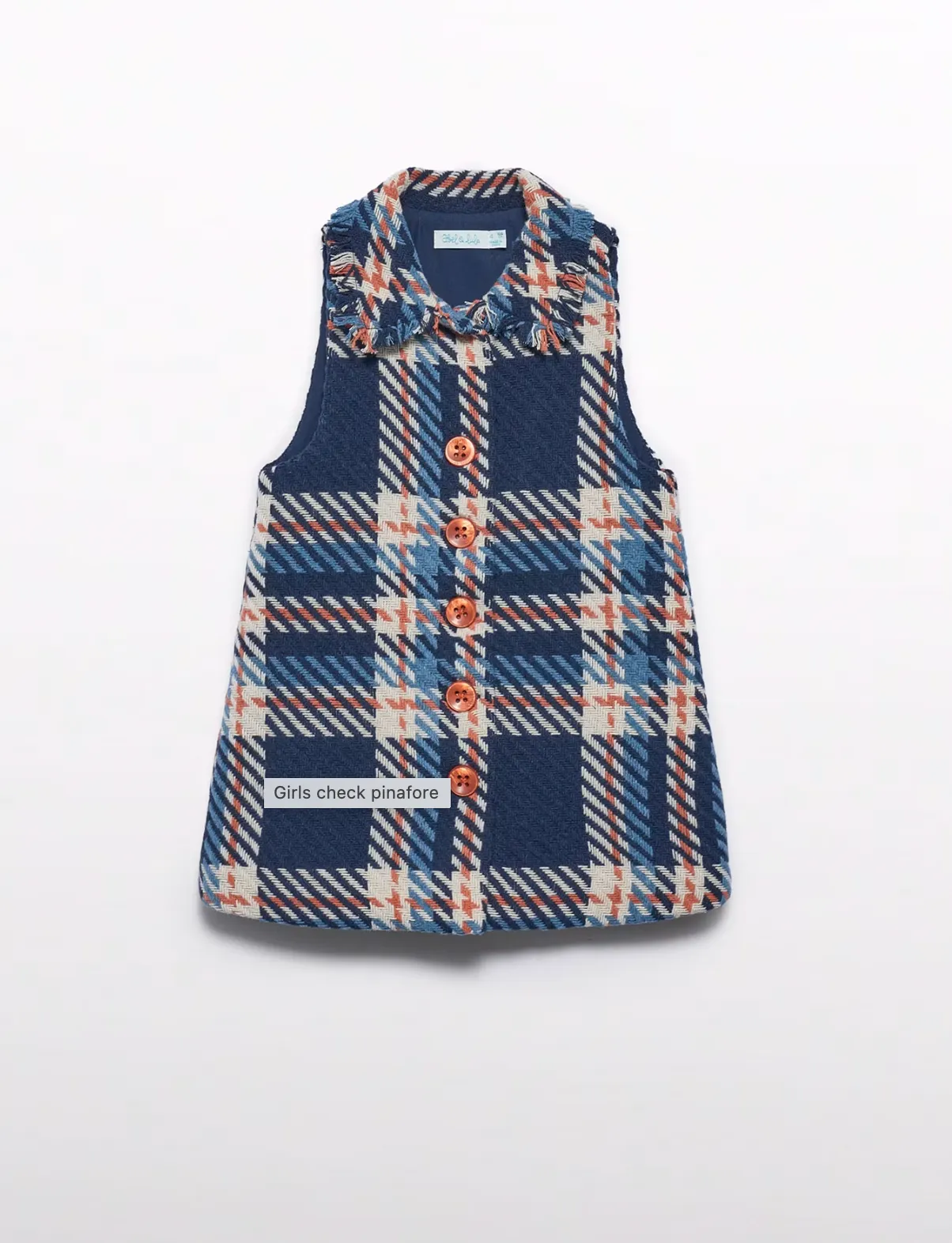 Plaid Pinafore Dress
