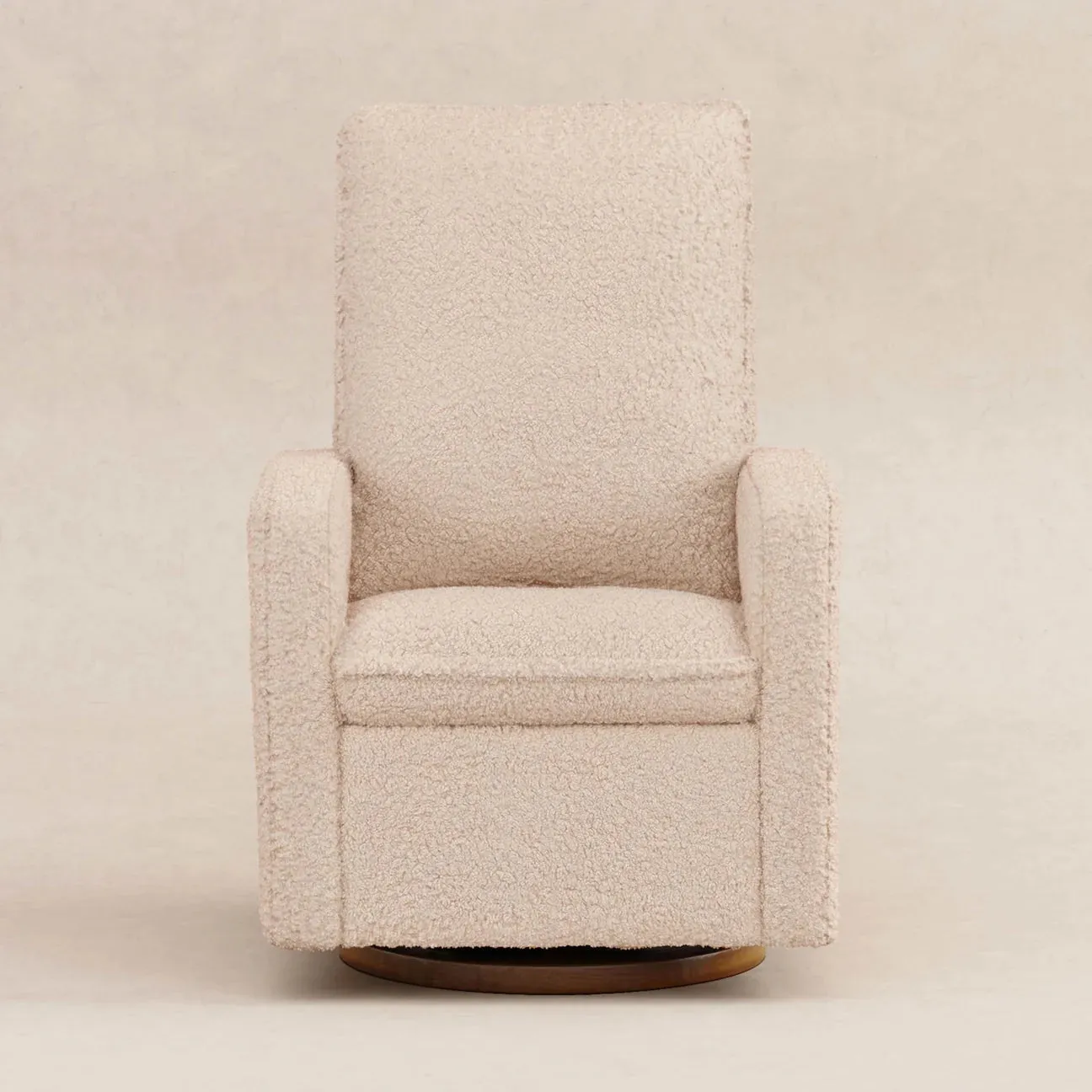 Pre-Order Cali Pillowback Swivel Glider in Shearling