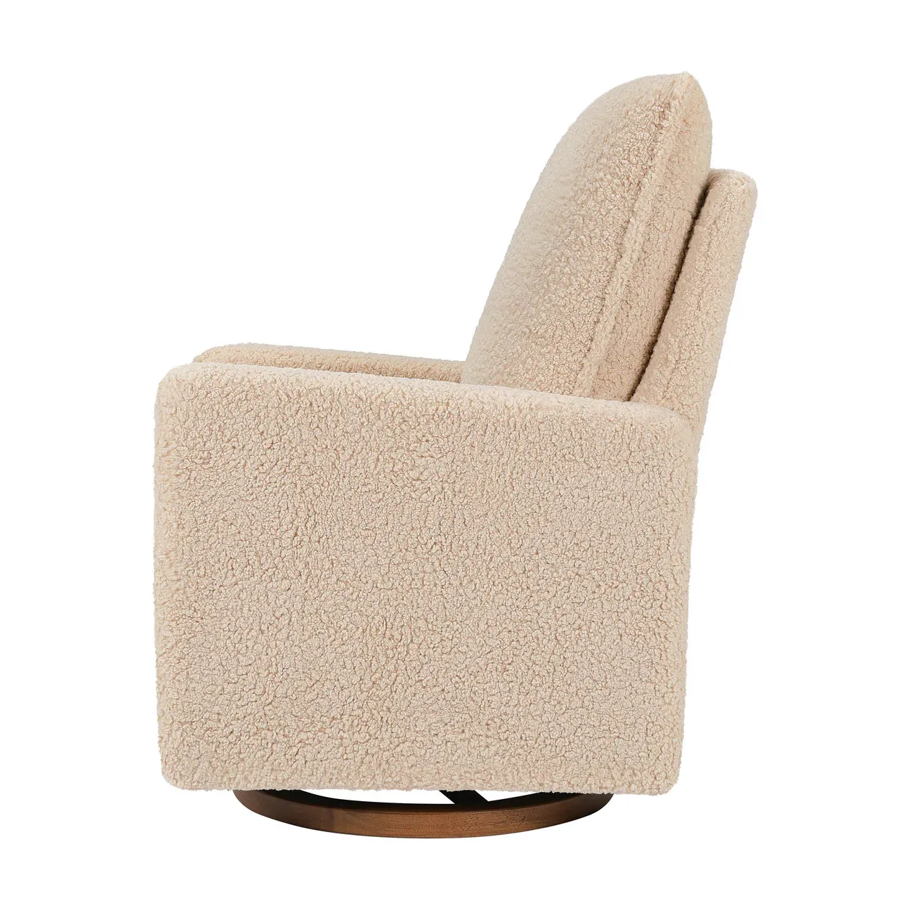 Pre-Order Cali Pillowback Swivel Glider in Shearling