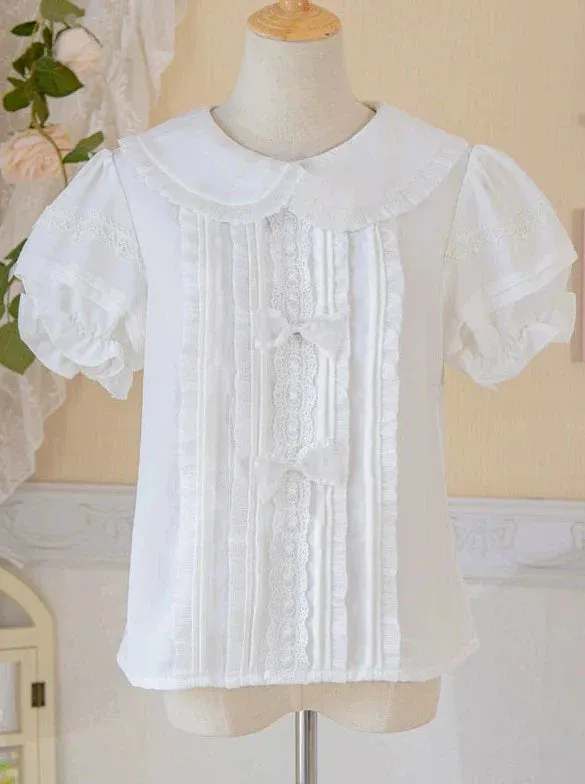 Tiered Shirt Design Suspender Inner Lolita   Skirt