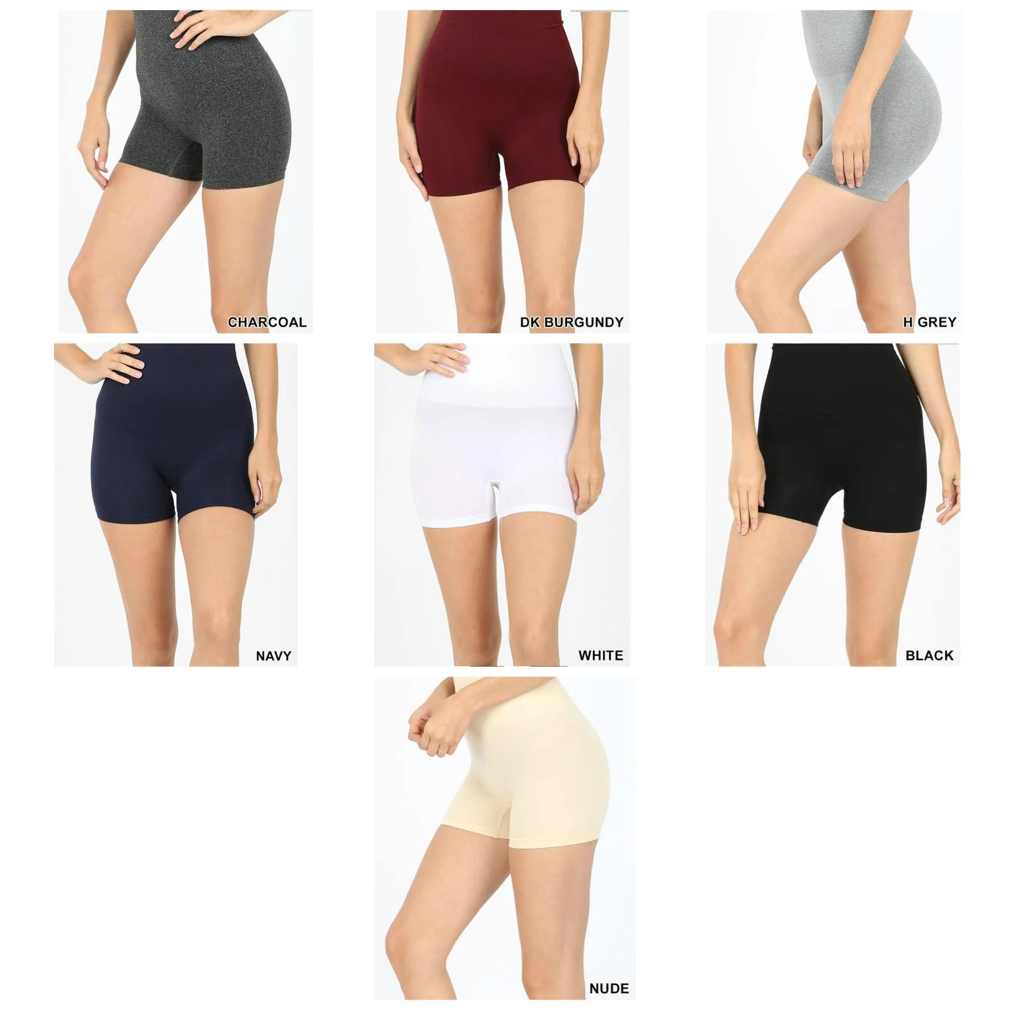 Tummy Control Slip Short Leggings (Zenana)