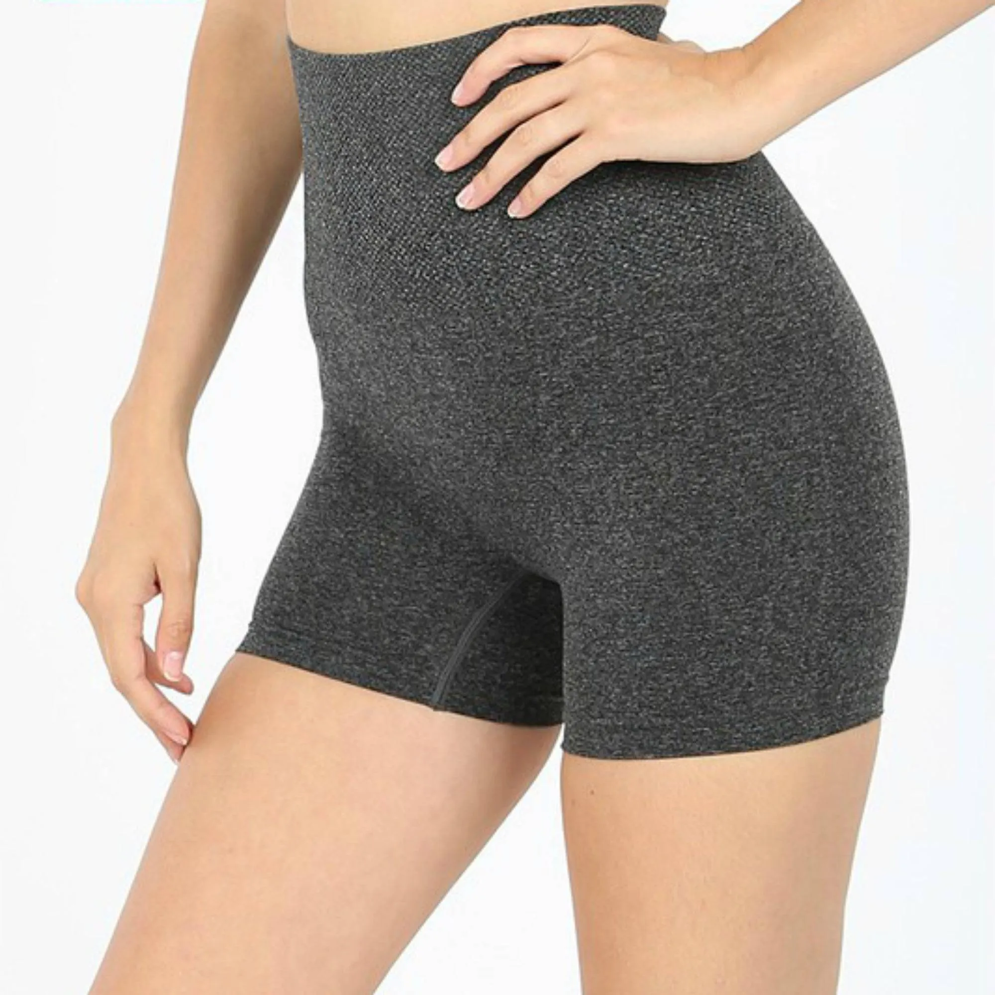 Tummy Control Slip Short Leggings (Zenana)